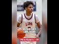 Kiyan let his HS teammate VJ Edgecombe know that PG was his 🐐 (via @podcastpshow/IG)
