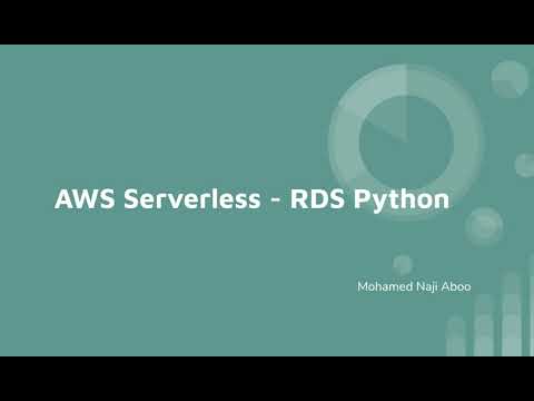 Connect AWS Lambda to RDS postgresql using Python