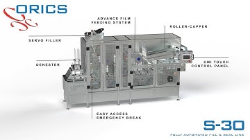 ORICS Industries | S-30 Fully Automated Fill & Seal Line