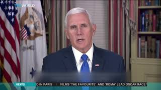 Pence calls Venezuela's Maduro a 'dictator' in video message
