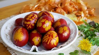 How to dye Easter eggs - Traditional serbian way