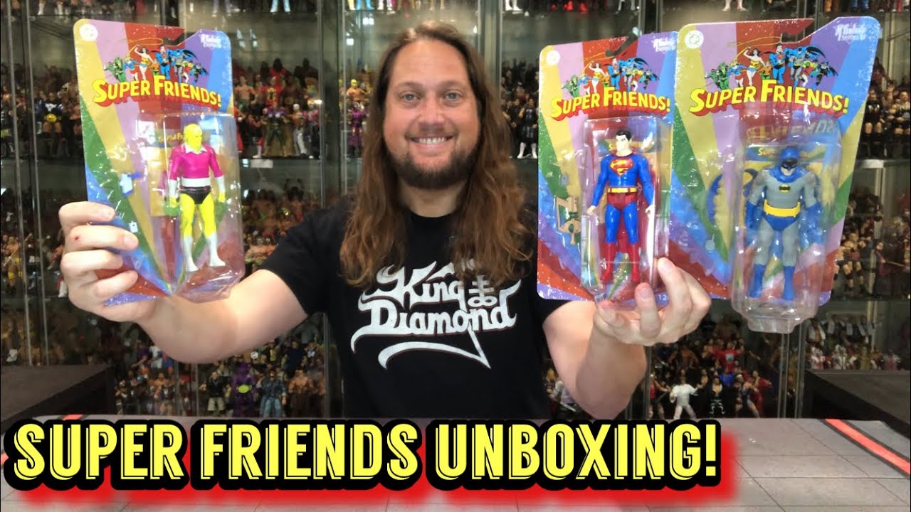 Распаковка и обзор супердрузей Брейниака, Биззаро и Батзарро Макфарлейна!