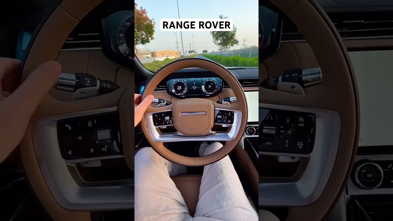 Whippin' a luxury Range Rover in Dubai - POV Drive 