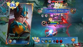 SECRET ZILONG COMBO TO RANK UP FAST ~ BEST BUILD &amp; EMBLEM FOR SOLO QUEUE