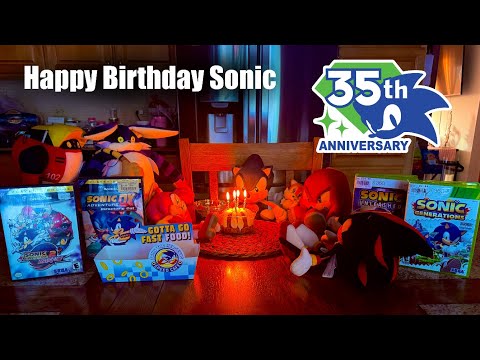 Happy 35th Birthday Sonic!!