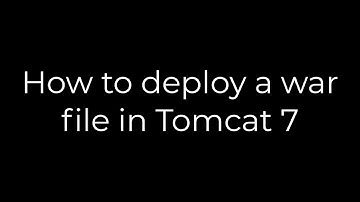 Java :How to deploy a war file in Tomcat 7(5solution)