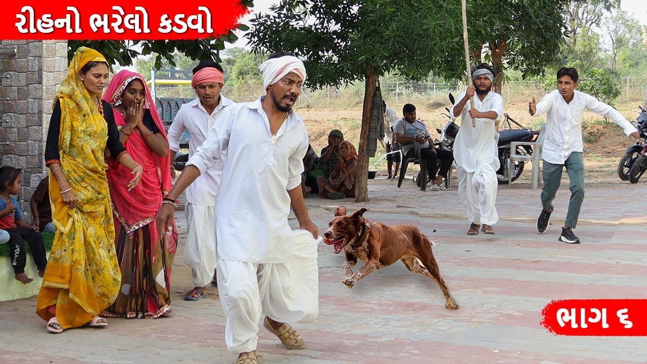 રીહના ભરેલા કડવાને કરડ્યું કુતરુ || RIHNA BHARELA KADVANE KARADYU KUTARU || GUJARATI COMEDY VIDEO