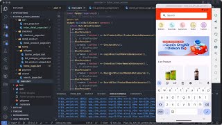 Aplikasi ecommerce dengan flutter, strapi dan midtrans