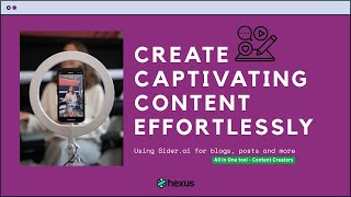 Content Creation with Sider.ai – Blog Outlines, Captions & Design Ideas (Free AI Tool)