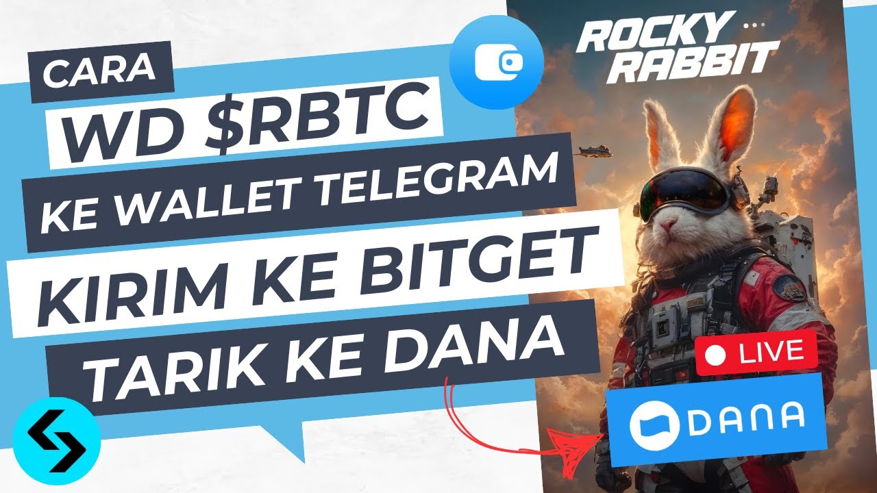💵 LIVE! CARA WD AIRDROP ROCKY RABBIT KE TELEGRAM WALLET JUAL DI BITGET ...