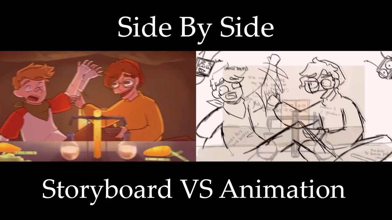 Side By Side: Brewin' Up A Plan (Storyboard VS Animatic) - L'Manberg The Musical Chapter One