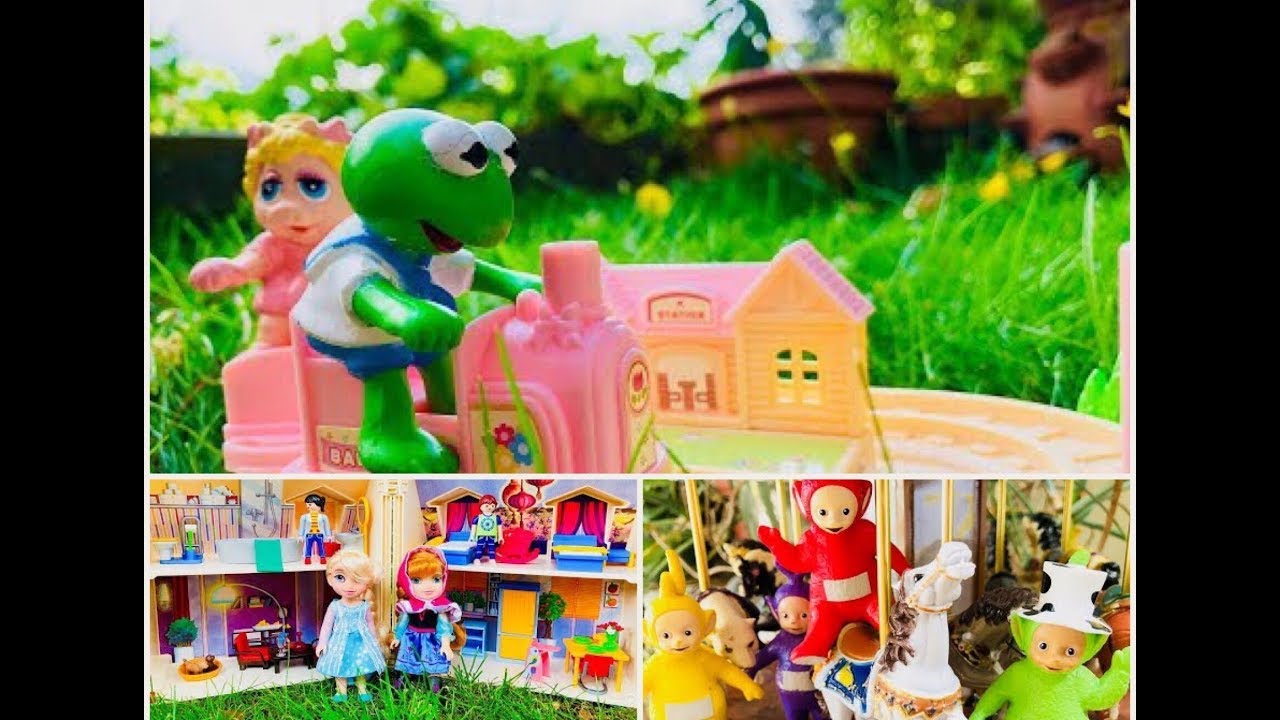 family friendly resorts Fun DOLLS and TOYS Compilation for Young Kids! Muppet Babies and Teletubbies Figures