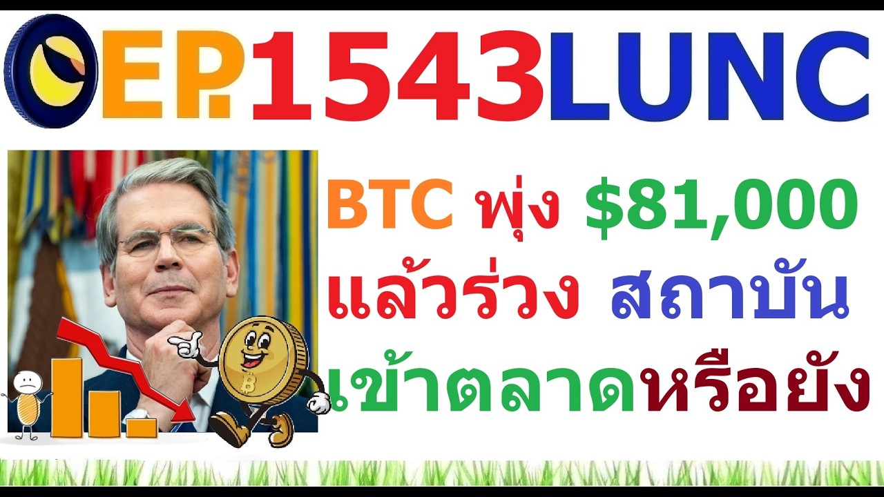 ⁣[EP.1543] BTC พุ่งไป 81,000 ดอลล่าร์ แล้วร่วง สถาบันเข้าหรือยัง