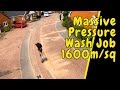 Massive 1600m/sq Pressure Washing Job And the Fastest Way To Resand It