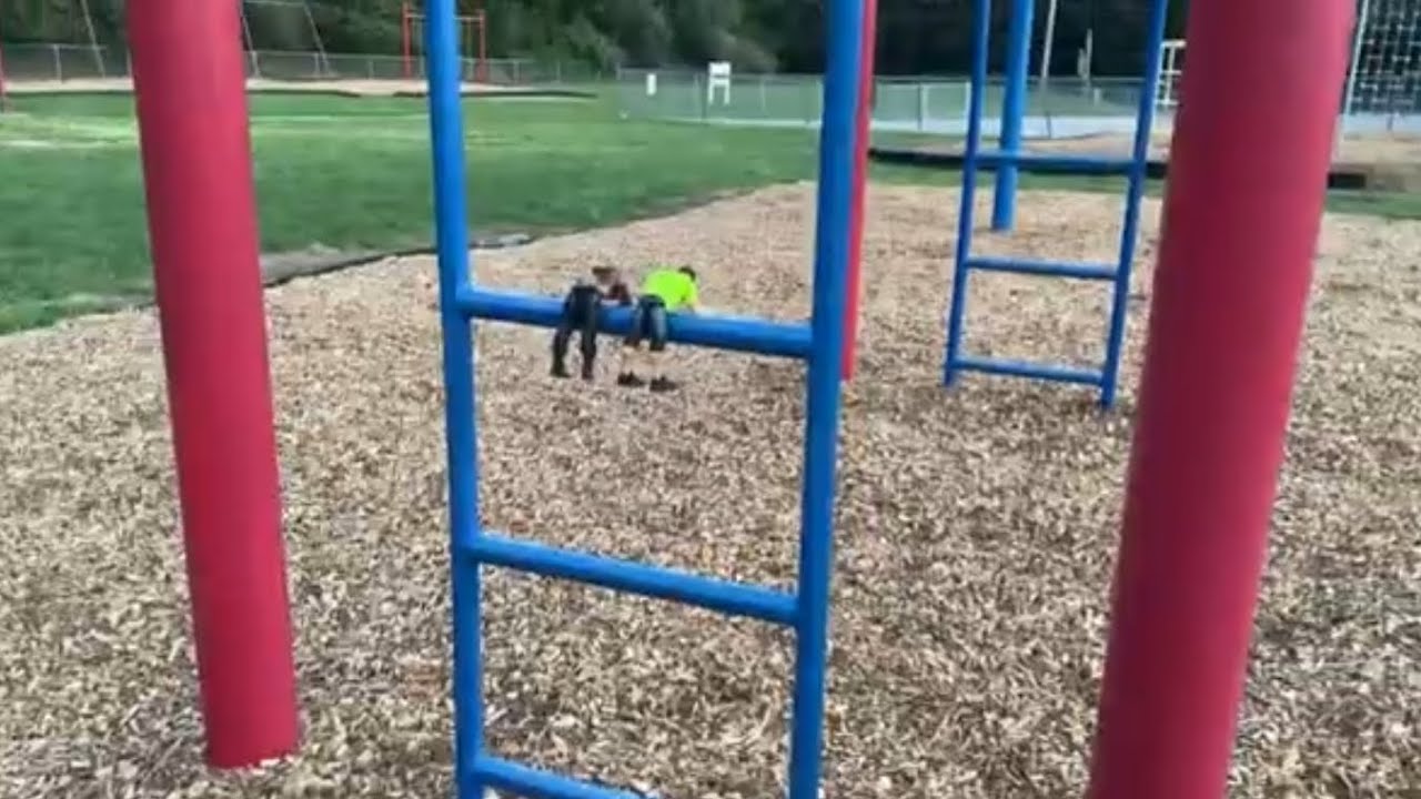 JOHN CENA VS ROMAN REIGNS ACTION FIGURE PLAYGROUND MATCH!!!