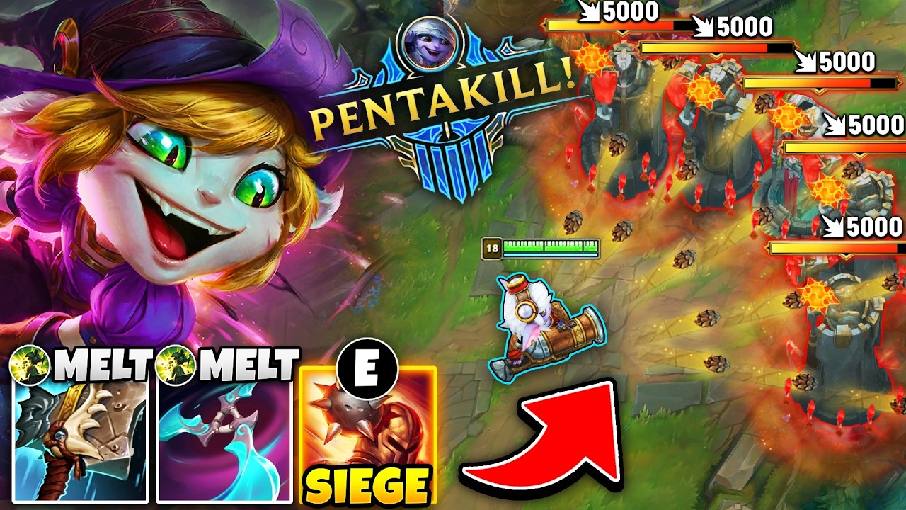 TRISTANA, BUT I DEMOLISH EVERY SINGLE ENEMY TURRET! (WRECKING BALL TRISTANA)