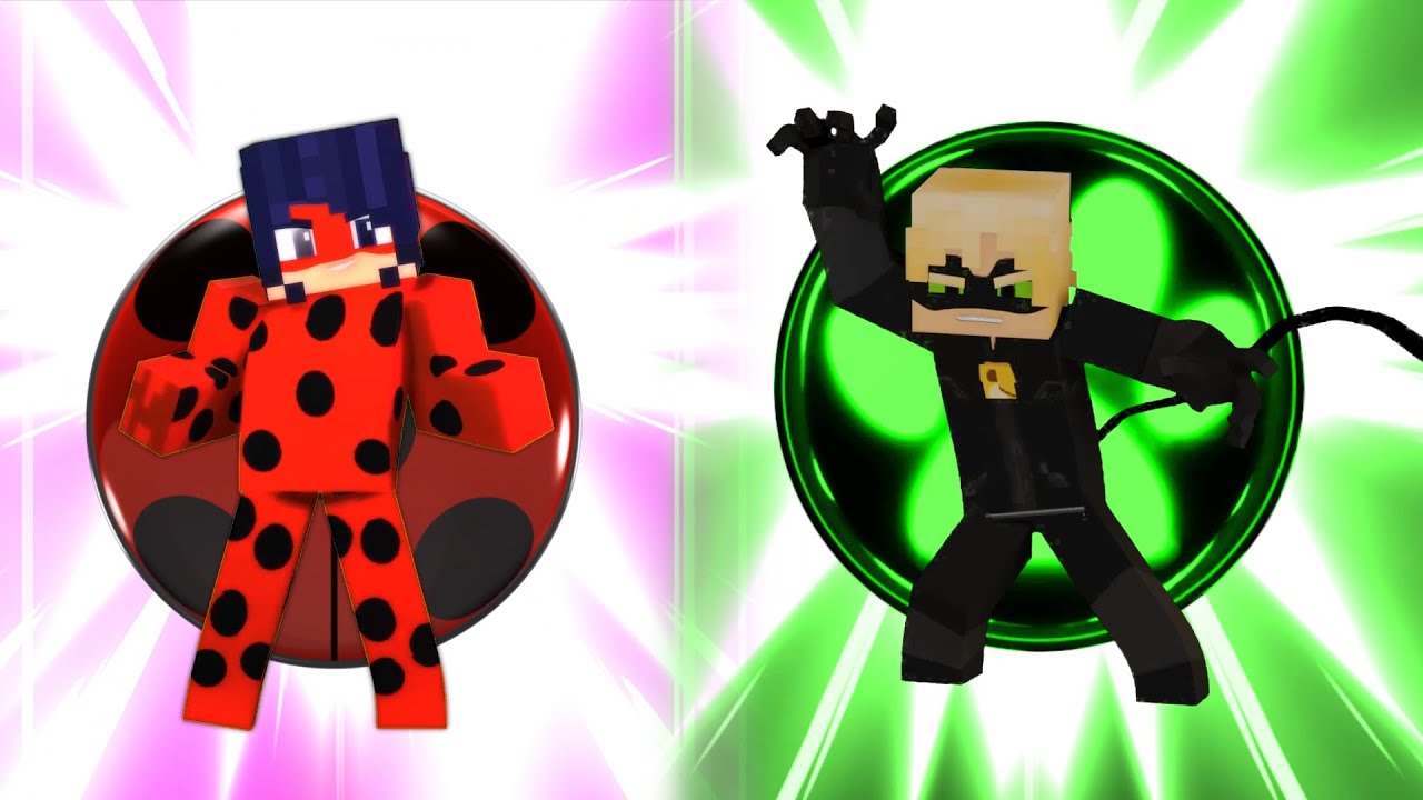 NEW Miraculous Ladybug VS Cat Noir Season 4 Transformations [Minecraft Animation]