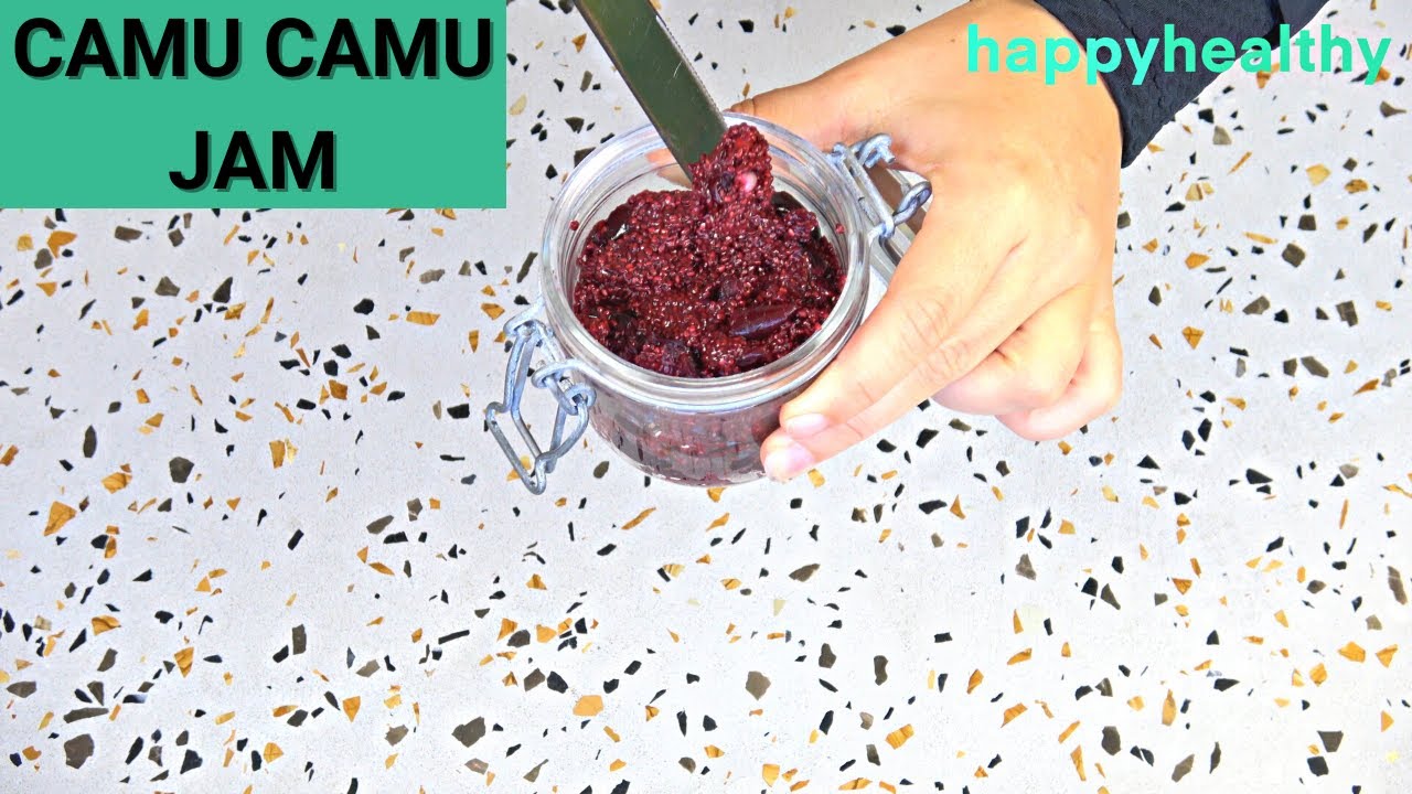 Zelfgemaakte Gezonde Camu Camu Jam (Vezelrijk, suikervrij, vitamine C