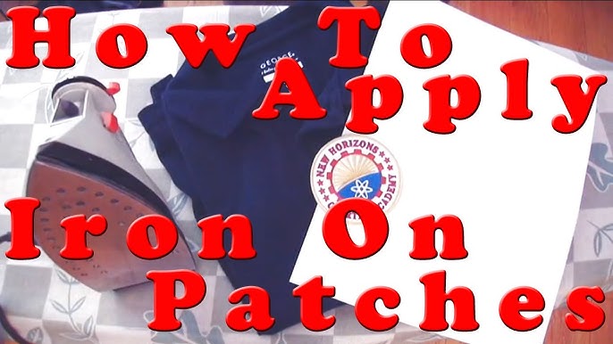 How to Apply an Iron-On Patch : Being Crafty 