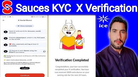 Sauces  KYC X Verification | Sauces app kyc kaise kare