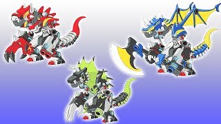 Super Dino Fighter part 1: Auro Rex, Dark Rex & Blue Ice Rex | Eftsei Gaming