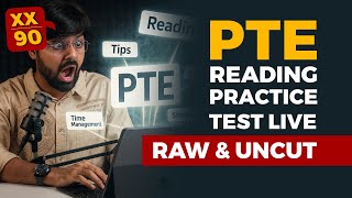 LIVE PTE Reading Mock Test (No Cuts!) | Real-Time Tips, Tricks &amp; Full Reading Solving Session