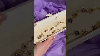 Rapunzel Inspired Tangled Sun & Flower Jewelry Set 🌞🌸 Super Viral Princess Aesthetic
