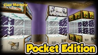Minecraft - How To Make A Working Claw Machine | Minecraft PE (Pocket Edition) MCPE