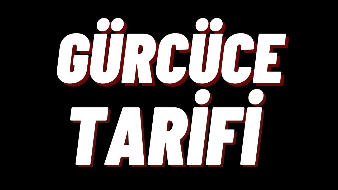GÜRCÜCE | Muhteşem Bir Yemek Tarifi
