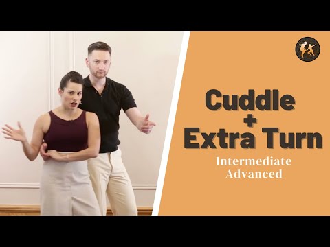 Michael and Evita teach The Cuddle with an extra turn