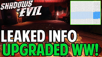 Black Ops 3 Zombies "UPGRADED WONDER WEAPON" LEAKED STEPS/ Shadows of Evil WONDER WEAPON LEAKED?