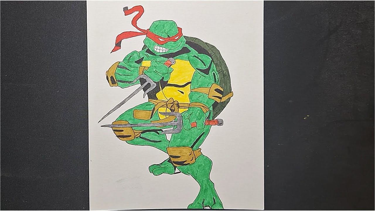 Ninja Kornjače – Raphael crtež | Drawing Timelapse