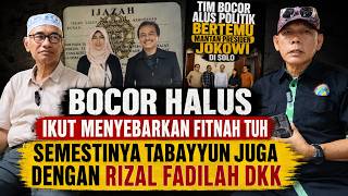 Download lagu SUBTLE LEAK PARTICIPATING IN SPREADING SLANDER, SHOULD HAVE VERIFIED THE FACTS WITH RIZAL FADILAH...