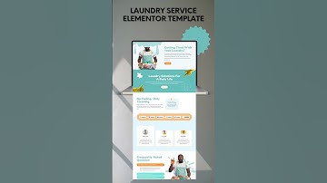 Launly - Laundry Service Elementor Template Kit #webdevelopment #webdesign #aitechnology