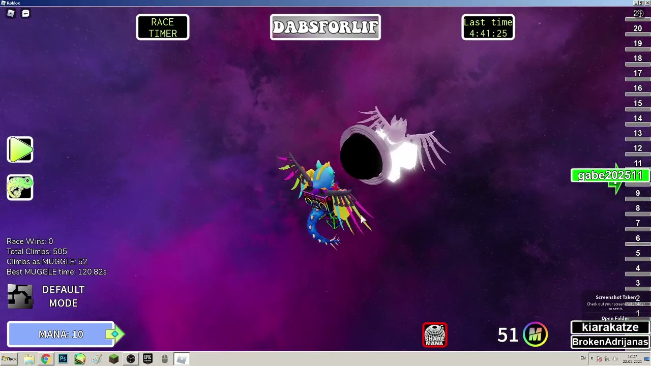 how i tried to get the secret badge in crazy stairs without knowing what to do (MMM RAW VIDEO STEAK)