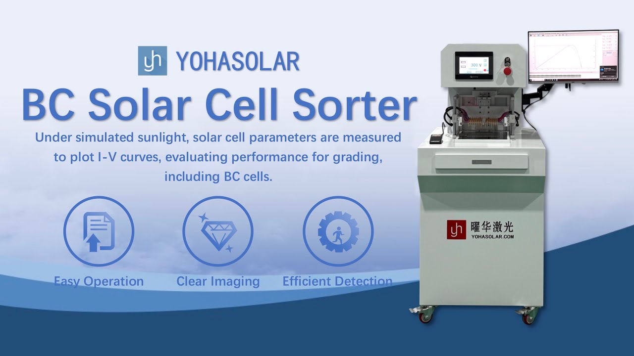 Yoha BC Solar Cell Sorter & IV Tester is Coming!!!