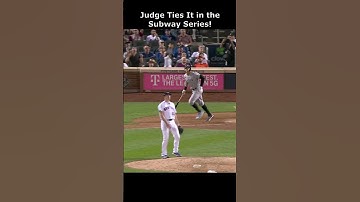 Aaron Judge Ties It in the Subway Series