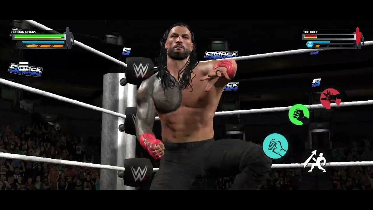 Reversals pe Reversals by ROMAN REIGNS.. ROMAN REIGNS vs THE ROCK. SmackDown...