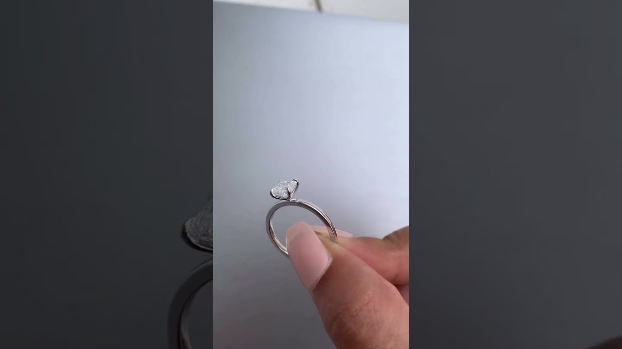 1.25 Carat Asscher Cut Diamond Solitaire Engagement Ring | 18K White Gold | IGI Certified | D | VVS2