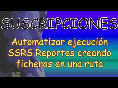 Video: ¿Cómo agrego una suscripción a SSRS?