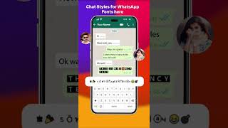 Chat Style for WhatsApp :Fonts, screenshot 3
