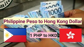 Philippine Peso To Hong Kong Dollar Convert Rate Php To Hkd Peso To Hong Kong Peso To Dollar