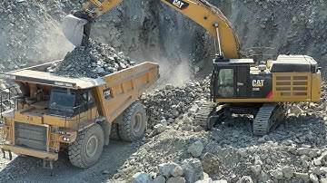 Heavy Equipment Working On Aggregate Quarry - Sotiriadis/Labrianidis 4k