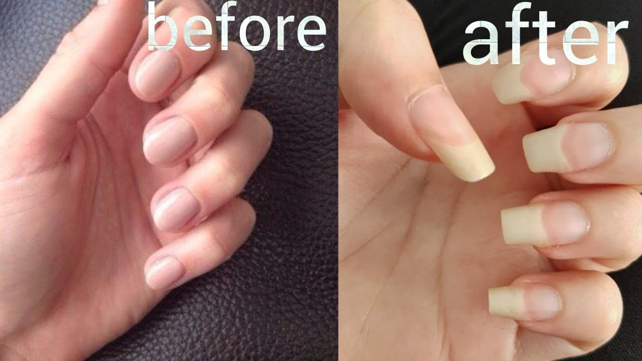 how grow long ,strong and healthy nails fast at home 