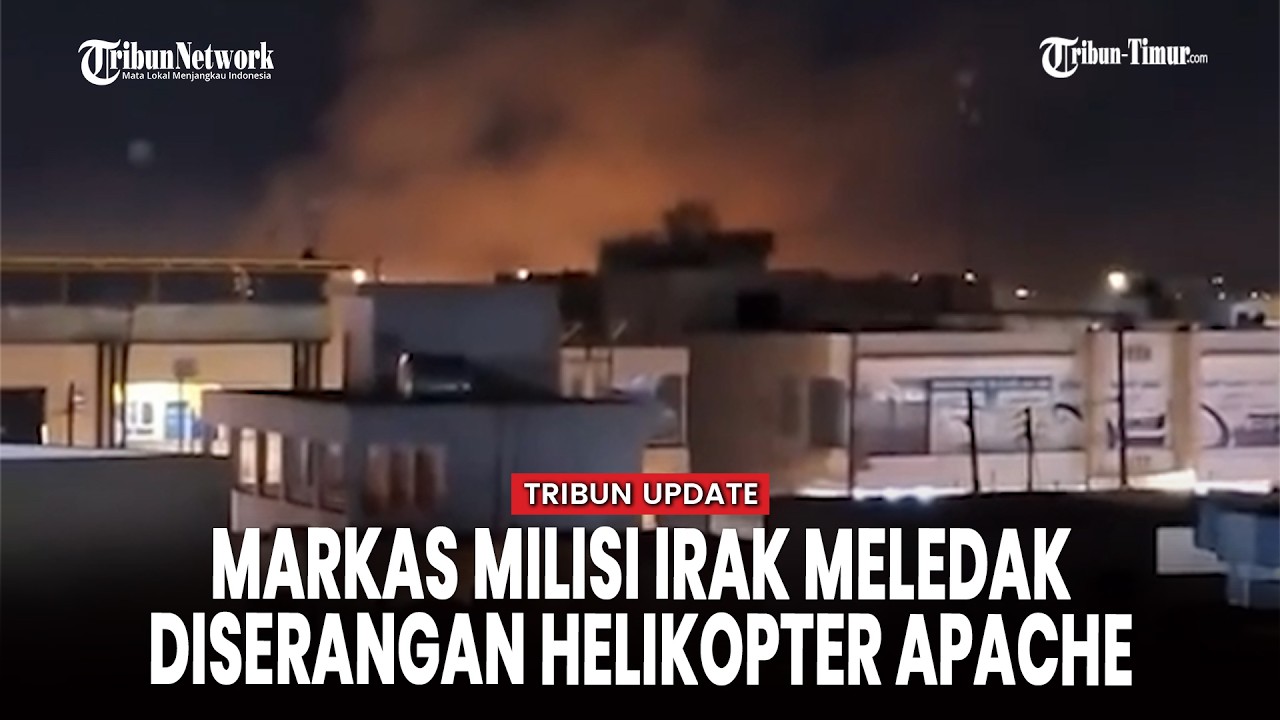 Langit Mosul Membara! Helikopter Apache AS Disebut Serang Markas Milisi Irak