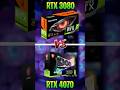 Nvidia RTX 4070 vs RTX 3080 Gaming Test #shorts #gamingpc #rtx4070 #rtx3080