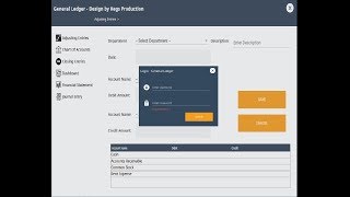 Java NetBeans - General Ledger modern UI Design  (Login & mainform)