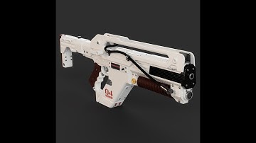 Alien Romulus F44AA Pulse Rifle 3d Printable Model