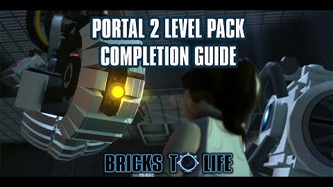Portal 2 Level Pack - Aperture Science 100% Complete Playthrough - Lego Dimensions - All Minikits!