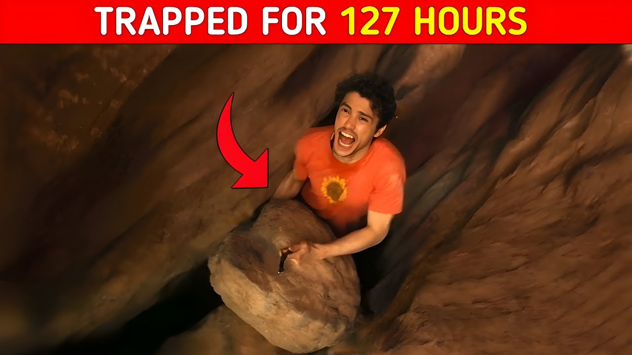 This man was stuck between rocks for 4 days (real story)